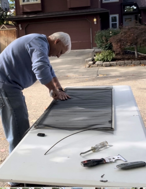 Meridian homeowner happy to get rescreens done